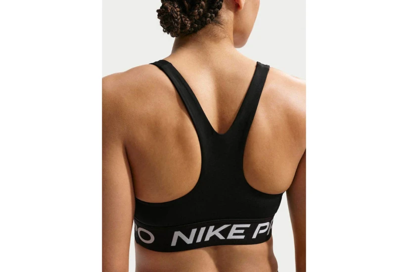 Nike Pro 365 Sports Γυναικείο Μπουστάκι Μαύρο, Λευκό