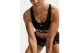 Nike Pro 365 Sports Γυναικείο Μπουστάκι Μαύρο, Λευκό
