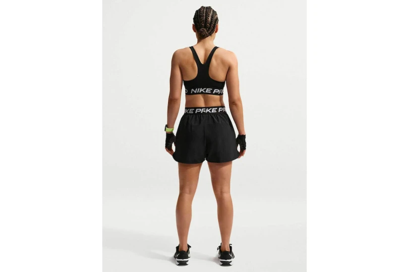 Nike Pro 365 Sports Γυναικείο Μπουστάκι Μαύρο, Λευκό