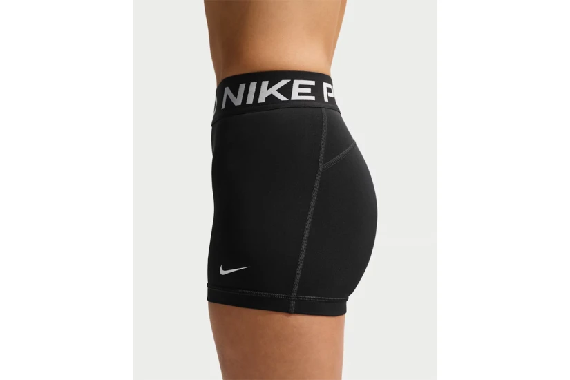 Nike Pro Mid-Rise Γυναικείο Κοντό Κολάν Μαύρο