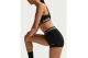 Nike Pro Mid-Rise Γυναικείο Κοντό Κολάν Μαύρο