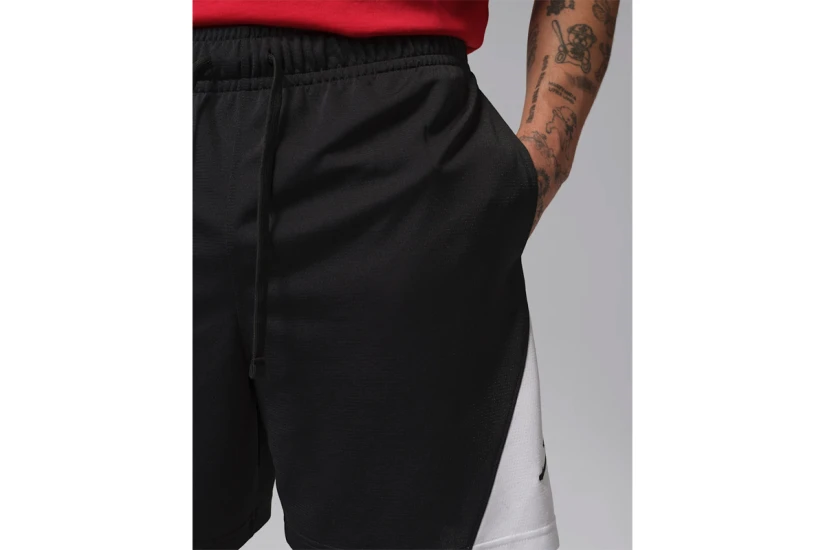 Jordan Sport Dri-FIT Ανδρική Μπασκετική Βερμούδα Μαύρη, Λευκή