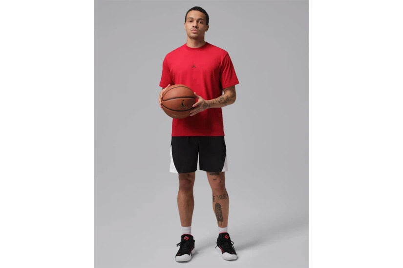 Jordan Sport Dri-FIT Ανδρική Μπασκετική Βερμούδα Μαύρη, Λευκή