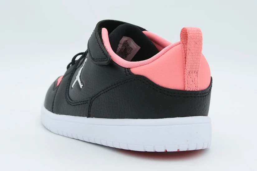 Jordan Court Connect Low Παιδικά Sneakers Μαύρα, Ροζ, Λευκά