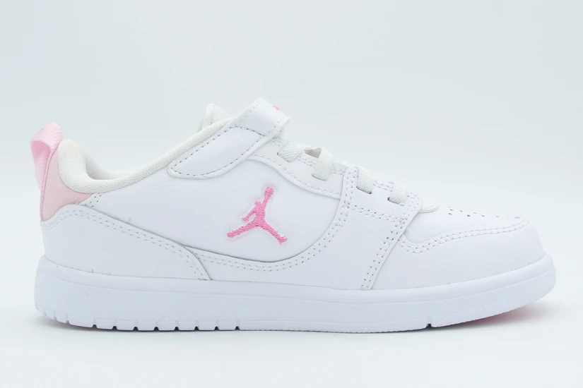 Jordan Court Connect Low Παιδικά Sneakers Λευκά, Ροζ