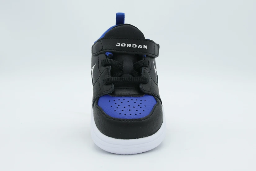 Jordan Court Connect Low Βρεφικά Sneakers Μαύρα, Ρουά, Λευκά