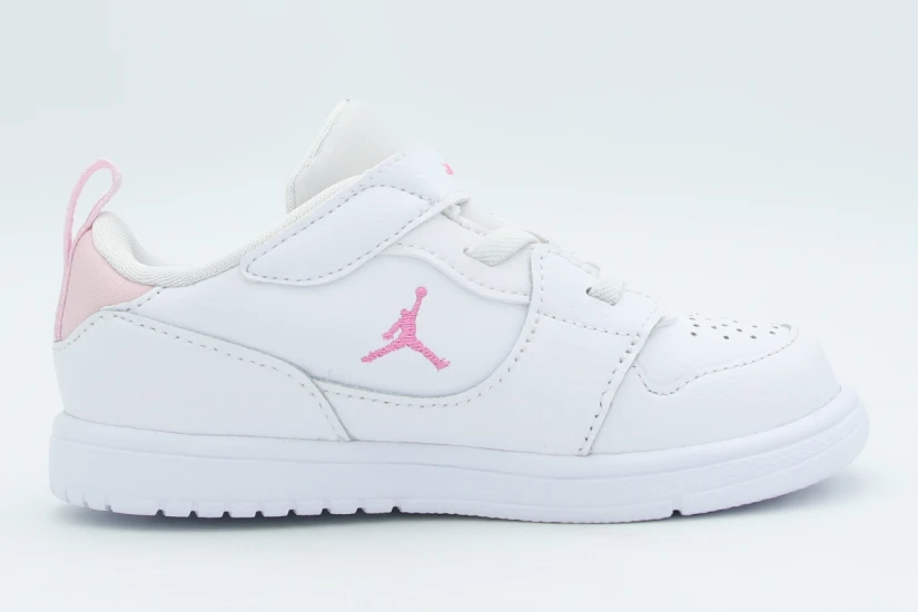 Jordan Court Connect Low Βρεφικά Sneakers Λευκά, Ροζ