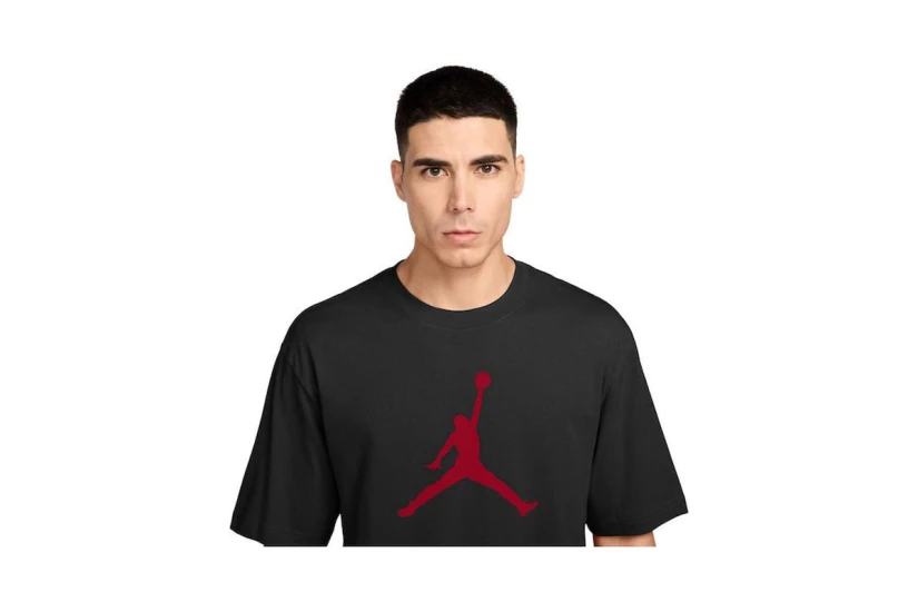 Jordan Jumpman Ανδρικό Κοντομάνικο T-Shirt Μαύρο