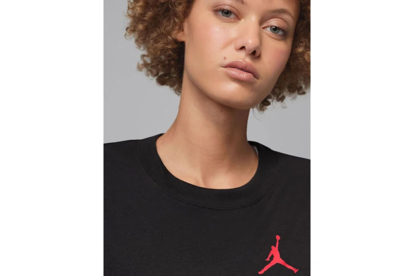Jordan Jumpman Graphic Γυναικείο Κοντομάνικο T-Shirt Μαύρο