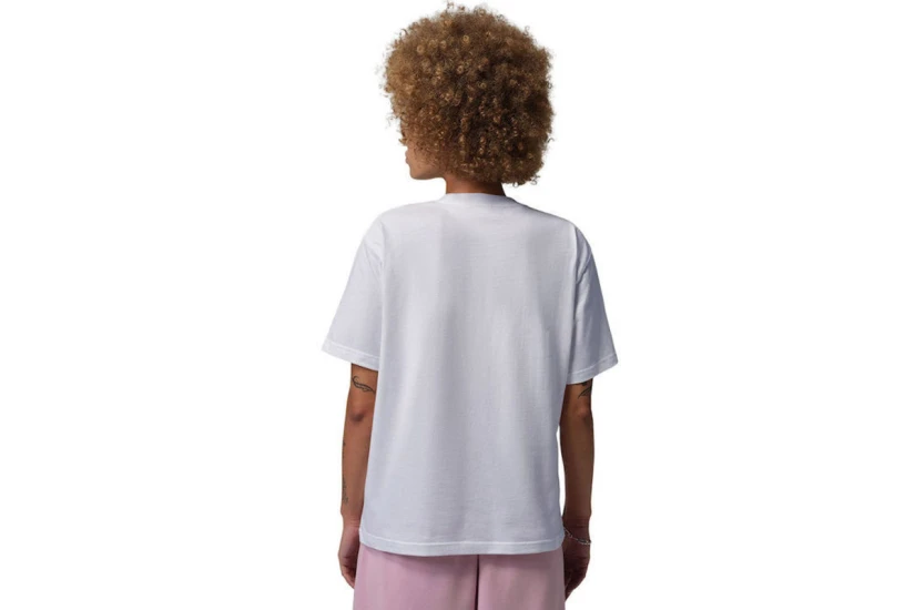 Jordan Jumpman Γυναικείο Κοντομάνικο T-Shirt Λευκό