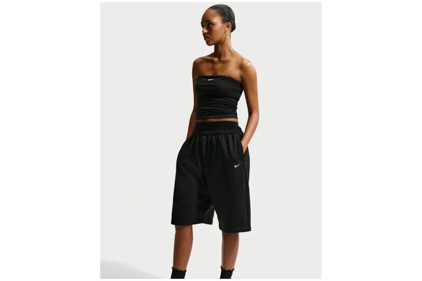 Nike Sportswear Oversized French Terry Γυναικεία Αθλητική Βερμούδα Μαύρη