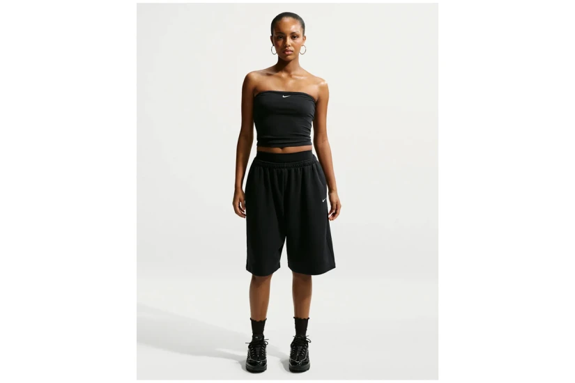 Nike Sportswear Oversized French Terry Γυναικεία Αθλητική Βερμούδα Μαύρη