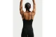 Nike One Fitted Dri-Fit Cami Γυναικεία Αμάνικη Μπλούζα Μαύρη