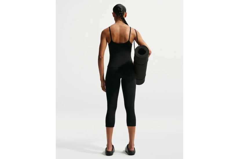 Nike One Fitted Dri-Fit Cami Γυναικεία Αμάνικη Μπλούζα Μαύρη