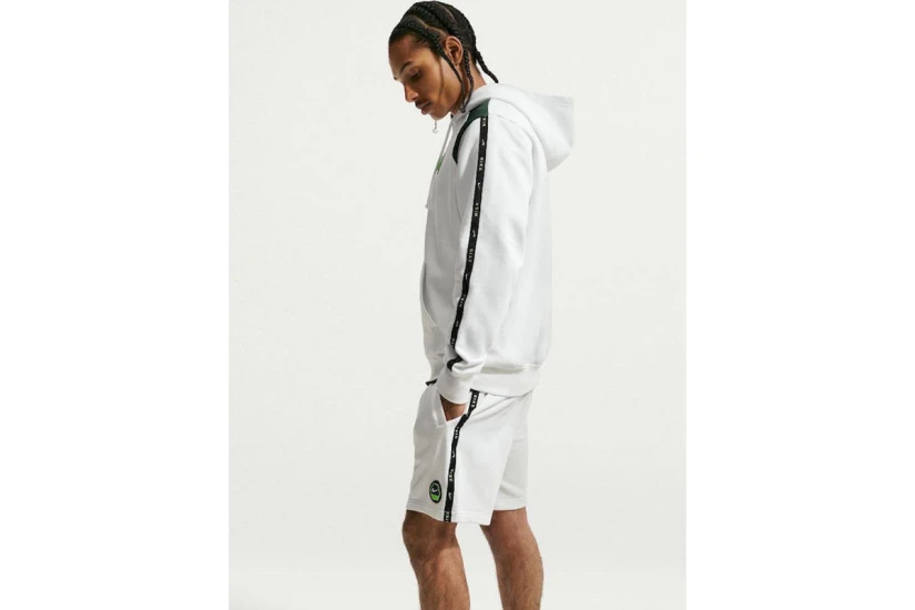 Nike Sportswear Ανδρική Βερμούδα Λευκή, Μαύρη, Λαχανί