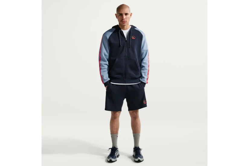 Nike Sportswear Ανδρική Βερμούδα Μπλε Σκούρο, Κόκκινη