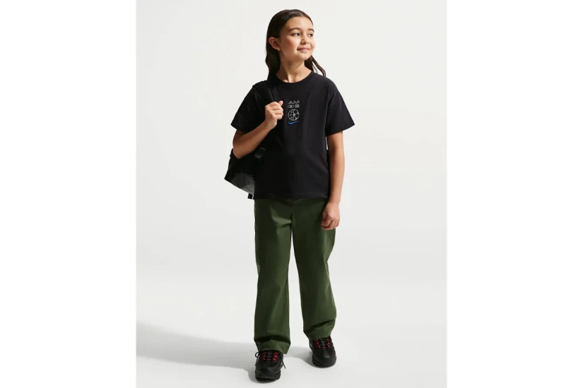 Nike Sportswear Παιδικό Κοντομάνικο T-Shirt Μαύρο, Γκρι