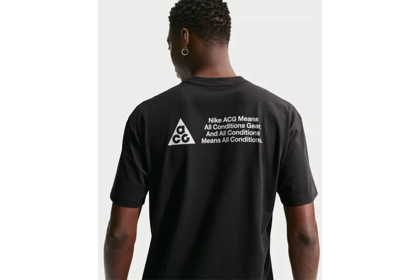 Nike ACG Dri-FIT Ανδρικό Κοντομάνικο T-Shirt Μαύρο, Λευκό