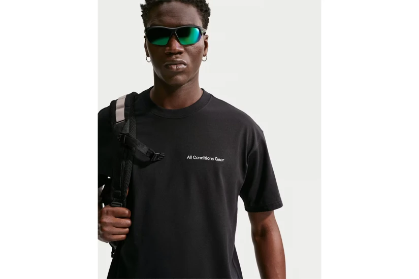 Nike ACG Dri-FIT Ανδρικό Κοντομάνικο T-Shirt Μαύρο, Λευκό