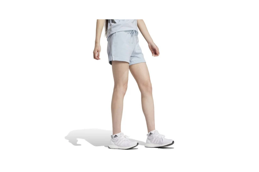 Adidas Performance Essentials Linear French Terry Γυναικείο Αθλητικό Σορτς Σιέλ