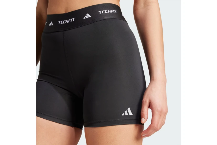 Adidas Performance Techfit Γυναικείο Κοντό Κολάν Μαύρο