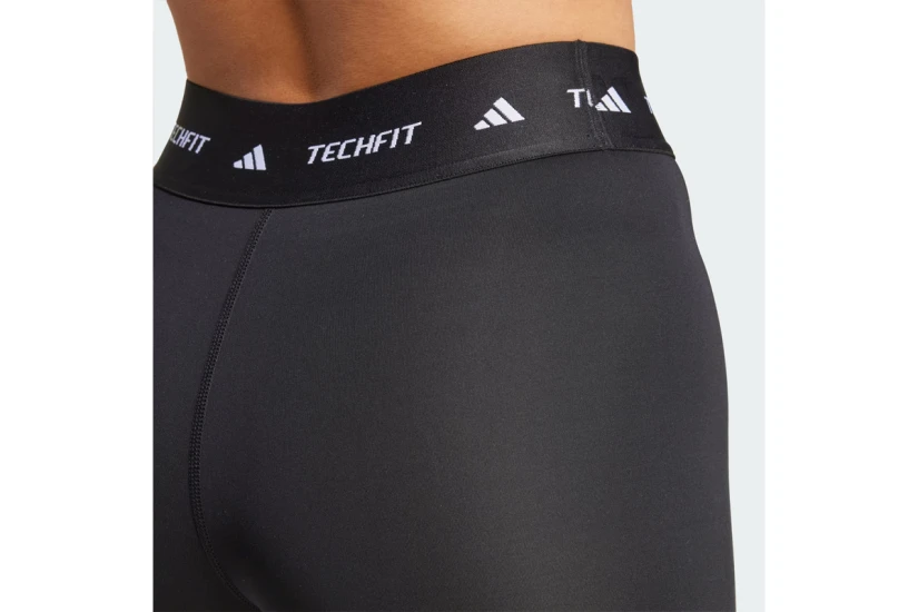 Adidas Performance Techfit Γυναικείο Κοντό Κολάν Μαύρο