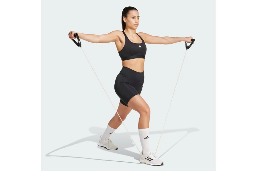 Adidas Performance Optime Essentials Γυναικείο Κοντό Κολάν Μαύρο