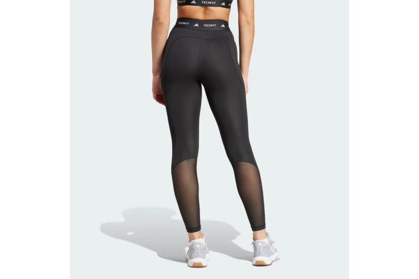 Adidas Performance Techfit Stash Pocket Γυναικείο Μακρύ Κολάν Μαύρο