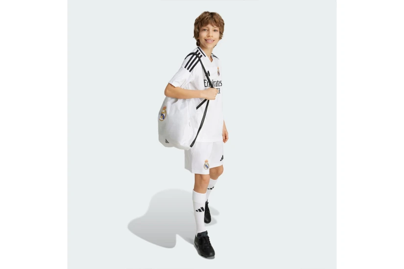 Adidas Real Madrid 24-25 Home Παιδική Ποδοσφαιρική Φανέλα Λευκή, Μαύρη