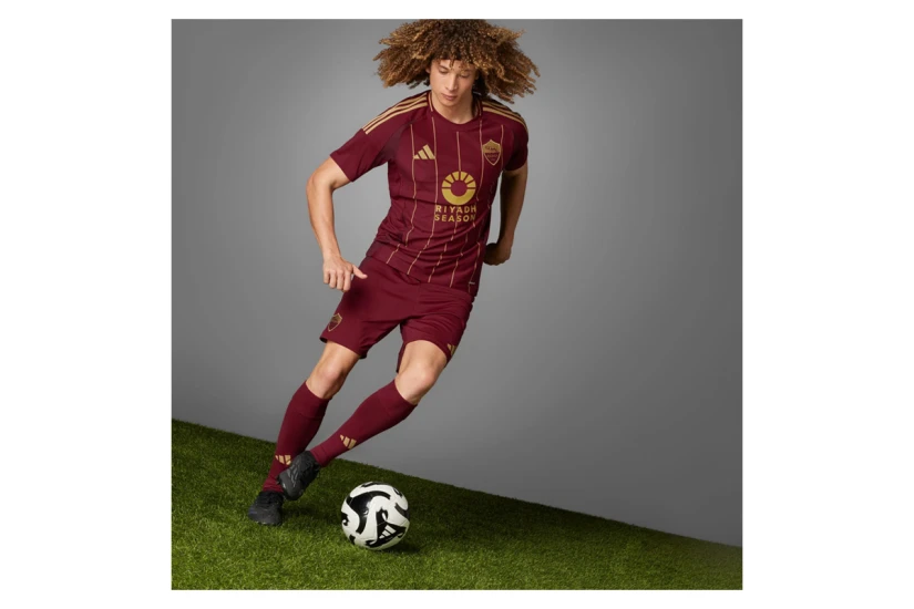 Adidas Performance AS Roma 24-25 Home Jersey Ανδρική Ποδοσφαιρική Φανέλα