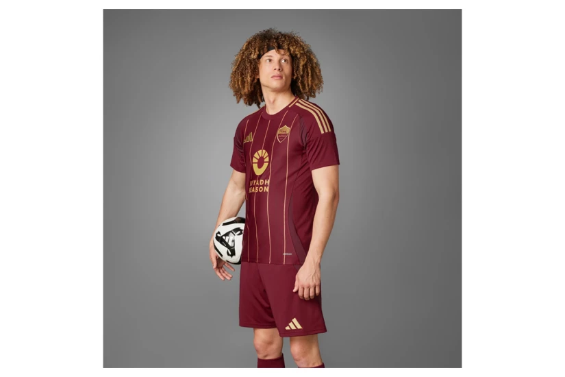 Adidas Performance AS Roma 24-25 Home Jersey Ανδρική Ποδοσφαιρική Φανέλα