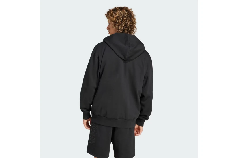 Adidas All SZN Fleece Ανδρική Βαμβακερή Ζακέτα με Κουκούλα 