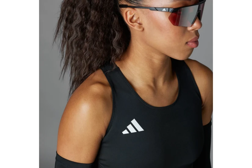 Adidas Performance Adizero Essentials Running Αμάνικο Crop Top