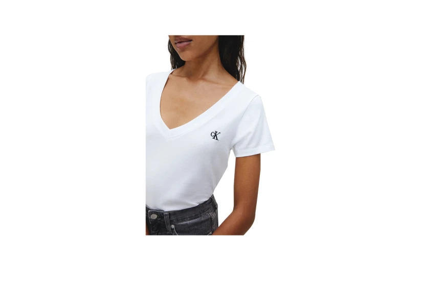 Calvin Klein Γυναικείο Κοντομάνικο T-Shirt Λευκό
