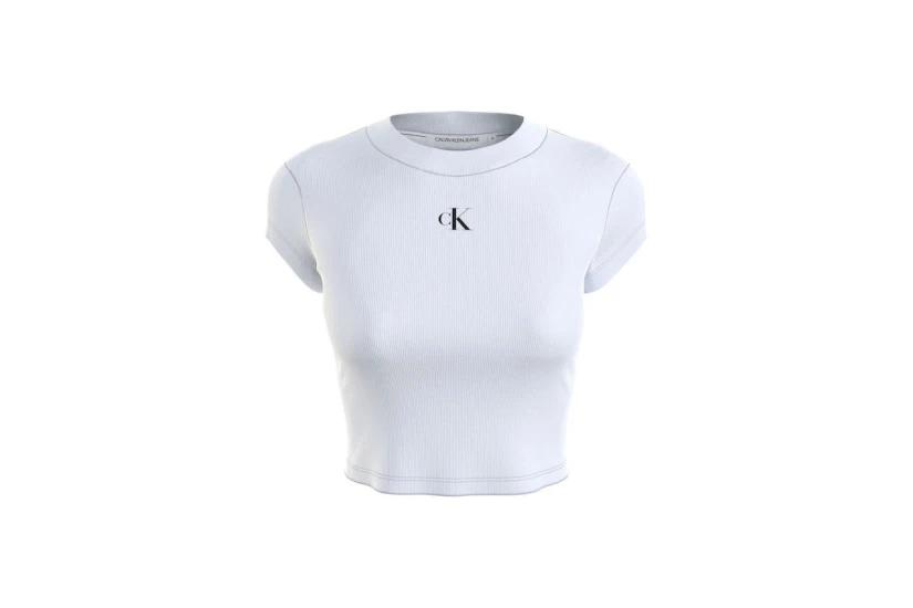 Calvin Klein Crop Top Κοντομάνικο Γυναικείο 
