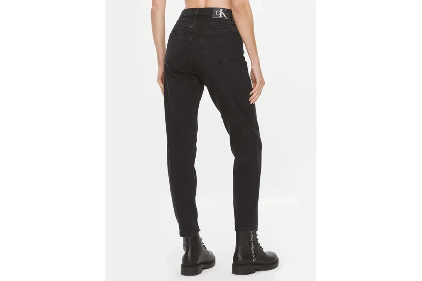 Calvin Klein Mom Γυναικείο Παντελόνι Τζιν Μαύρο