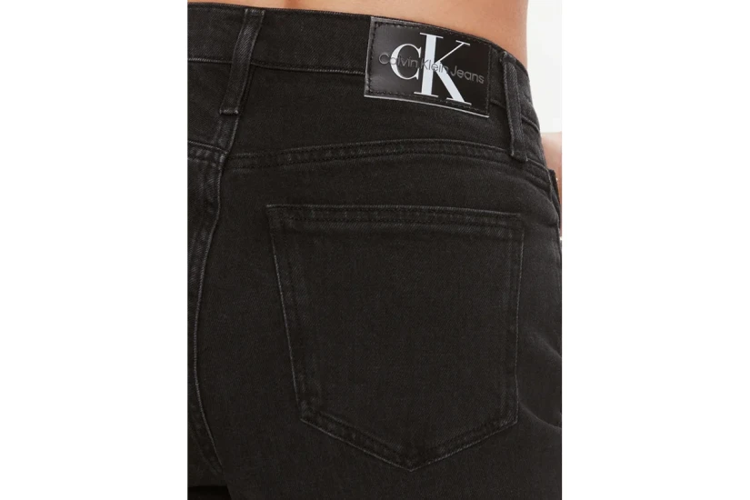 Calvin Klein Mom Γυναικείο Παντελόνι Τζιν Μαύρο