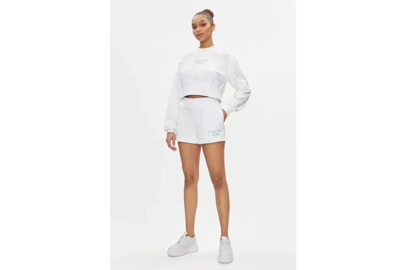 Calvin Klein Γυναικείο Αθλητικό Σορτς Λευκό (J20J223136 YAF)