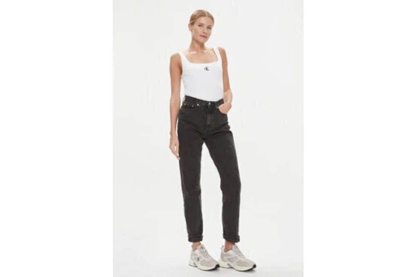 Calvin Klein Γυναικεία Αμάνικη Μπλούζα Λευκή