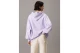Calvin Klein Woven Label Γυναικείο Φούτερ Με Κουκούλα Λιλά