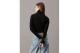 Calvin Klein Γυναικεία Μπλούζα με Ζιβάγκο Μαύρο