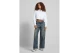 Calvin Klein Woven Label Cropped Γυναικείο Πουκάμισο Λευκό