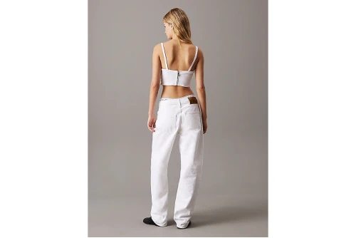 Calvin Klein Denim Τοπ Bralette Crop Top Αμάνικο Γυναικείο (J20J225195 1AA)