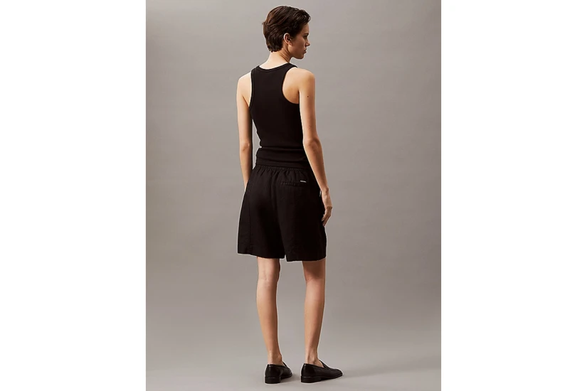 Calvin Klein Γυναικεία Casual Βερμούδα Μαύρη