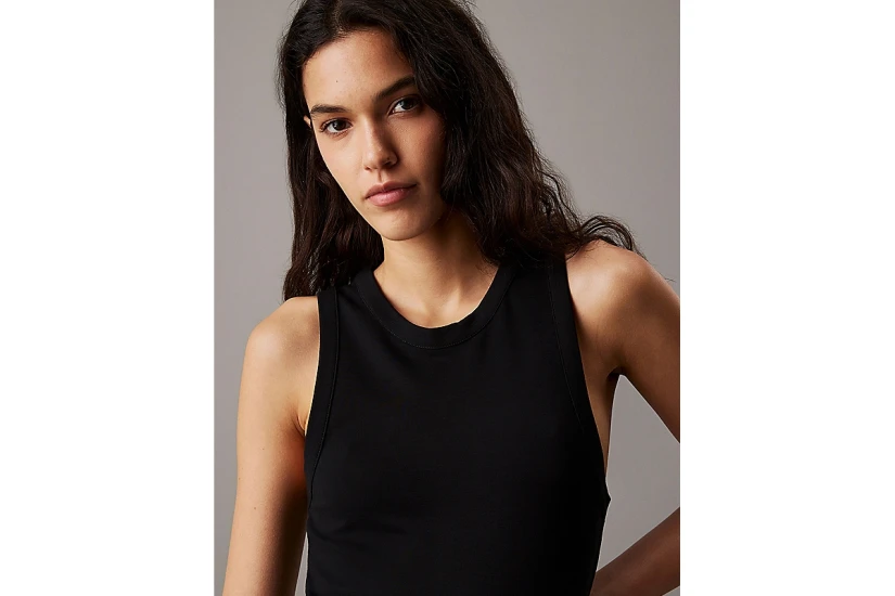 Calvin Klein Γυναικείο Αμάνικο Φόρεμα Mini Μαύρο