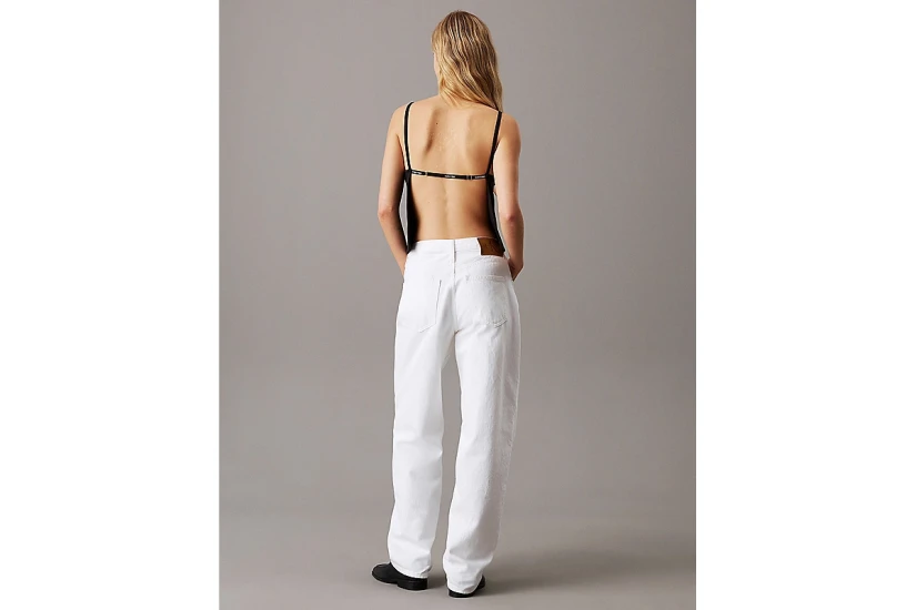 Calvin Klein Γυναικεία Αμάνικη Μπλούζα με Τιράντες Μαύρη