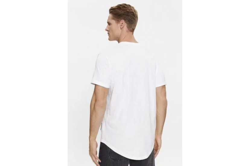 Calvin Klein Cotton Badge Ανδρικό Κοντομάνικο T-Shirt Λευκό