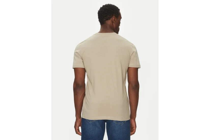 Calvin Klein Monogram Ανδρικό Κοντομάνικο T-Shirt Μπεζ