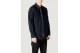 Calvin Klein Regular Chambray Ανδρικό Μακρυμάνικο Πουκάμισο Μαύρο