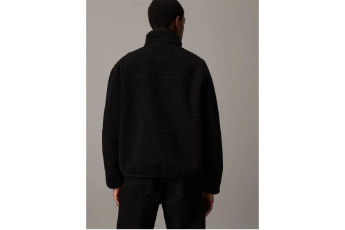 Calvin Klein Μπλούζα Sherpa Με Φερμουάρ Ανδρική (J30J326679 BEH)